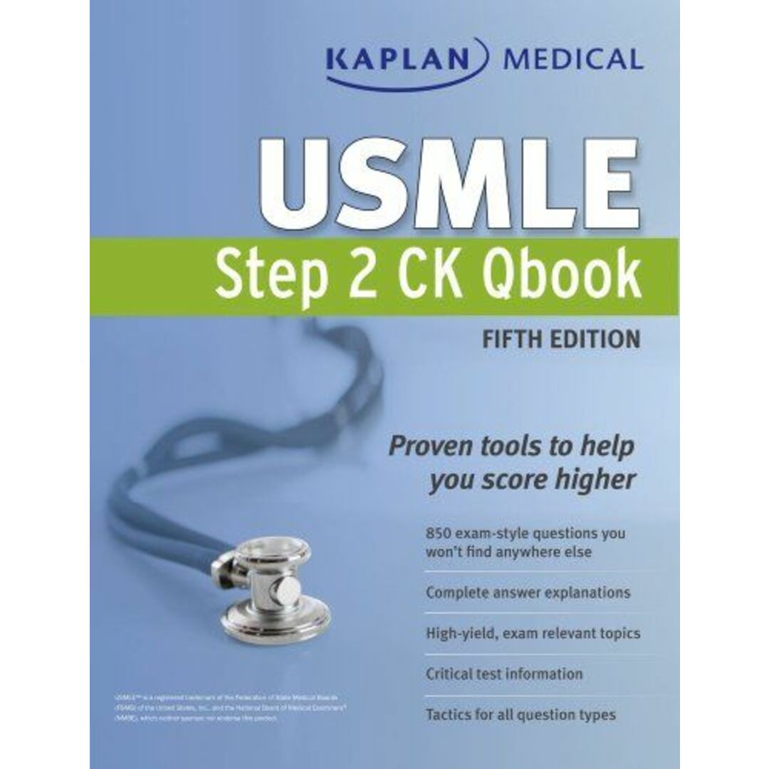 KAPLAN MEDICAL USMLE STEP 2 CK QBOOK Kaplan