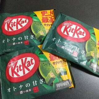 キットカット 抹茶 オトナの甘さ 濃い抹茶(菓子/デザート)