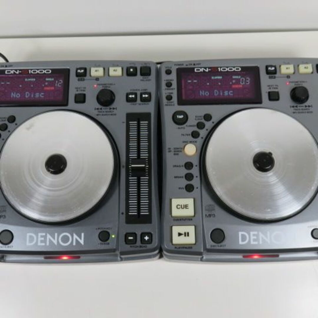 DENON デノン DN-S1000 2台セット DJ CDプレーヤー ブラック 1