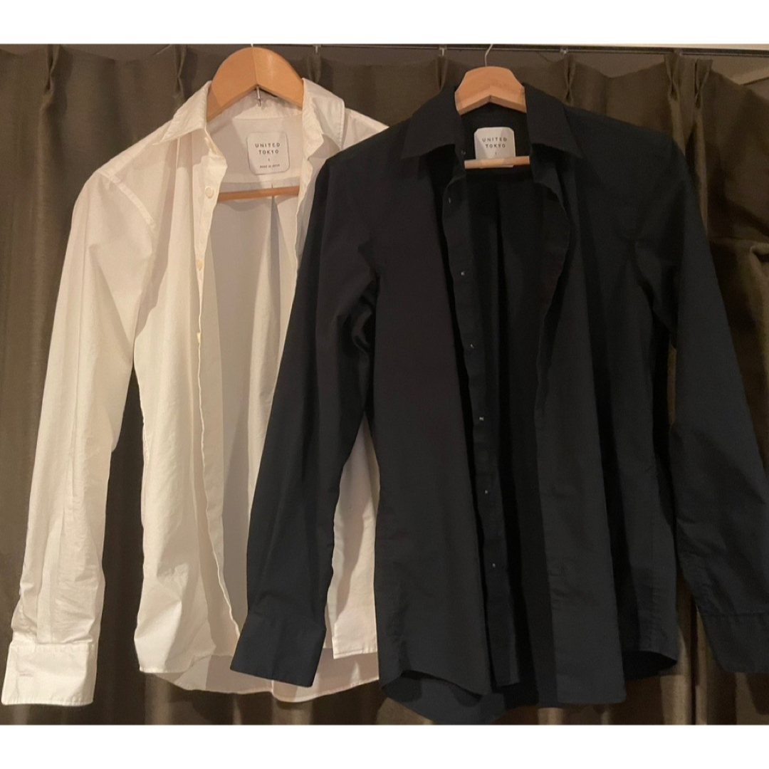 美品UNITED TOKYO 長袖シャツ2点セット