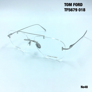 トムフォード(TOM FORD)のトムフォード　TOM FORD TF5679 018 縁なしメガネフレーム(サングラス/メガネ)
