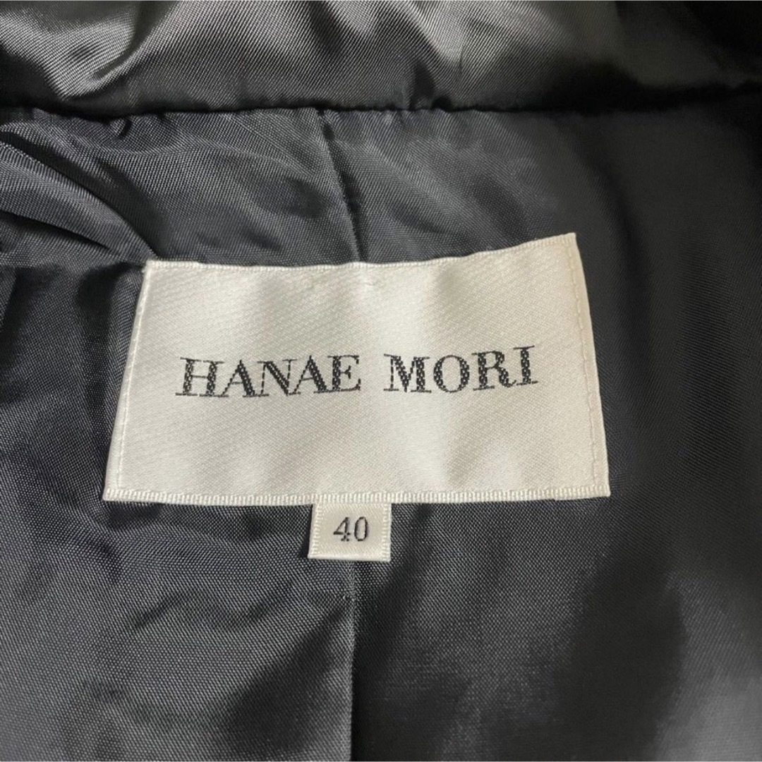 HANAE MORI ハナエモリ ダウン コート ジャケット ハイネック 40