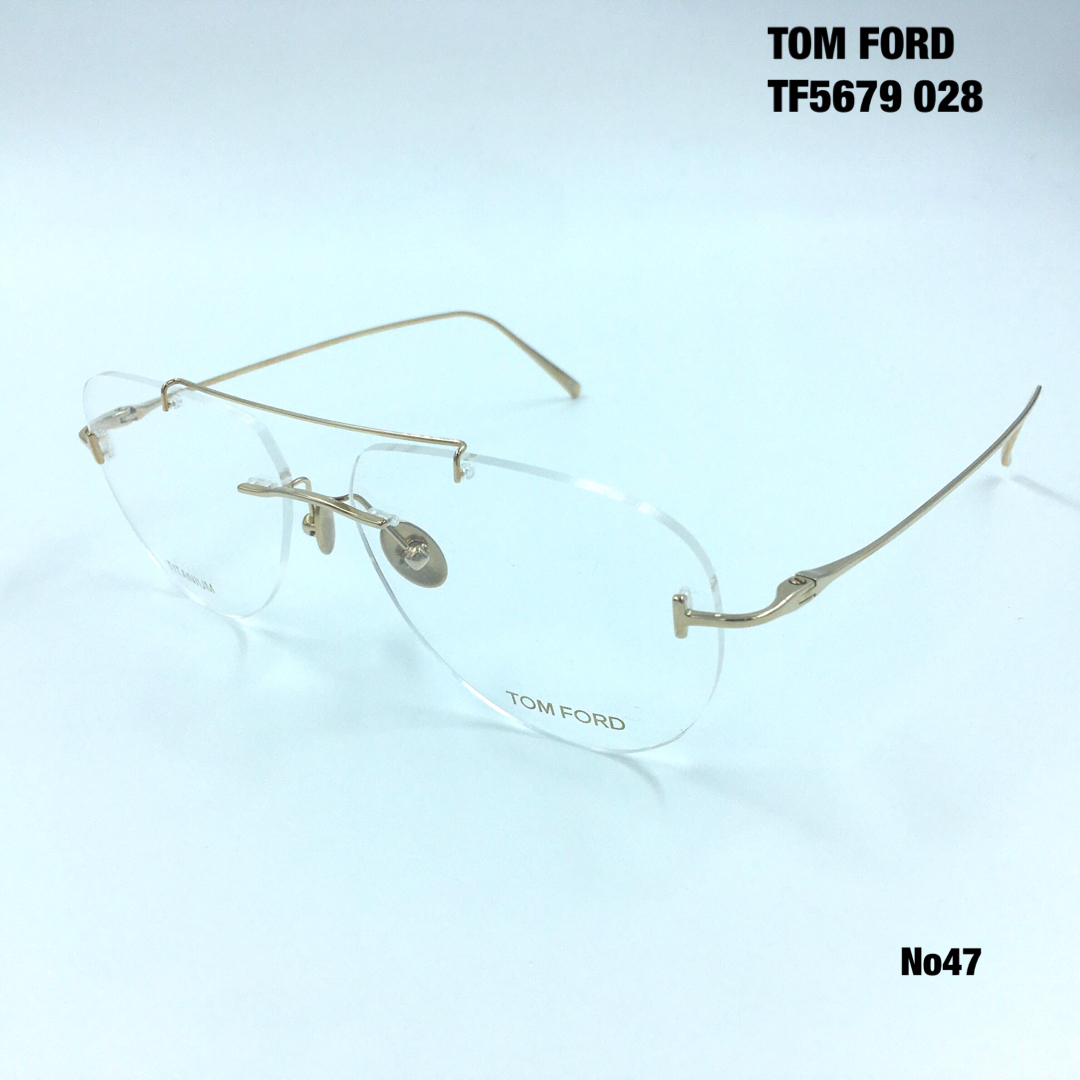 トムフォード　TOM FORD TF5679 028 縁なしメガネフレーム