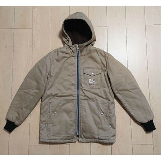 ショット(schott)のL 良品 SCHOTT 裏ボア フードジャケット ボアパーカー カーキ(ブルゾン)