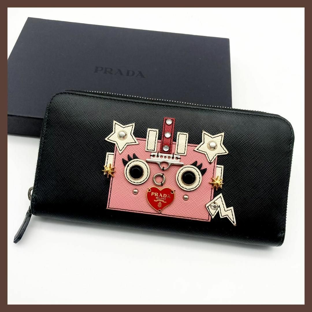 サフィアーノ【付属品あり】PRADA ロボット サフィアーノ 長財布