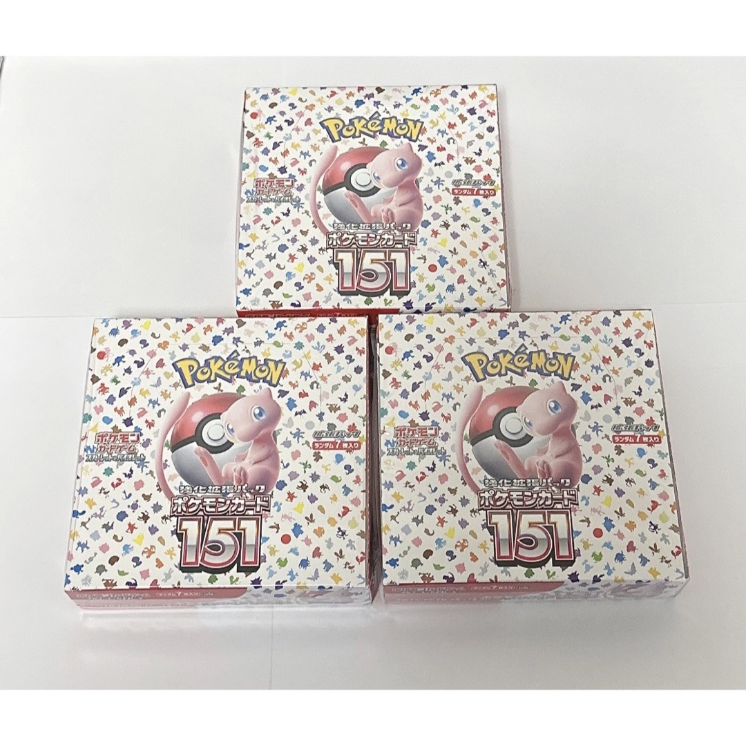 ポケモンカード151 × 3box