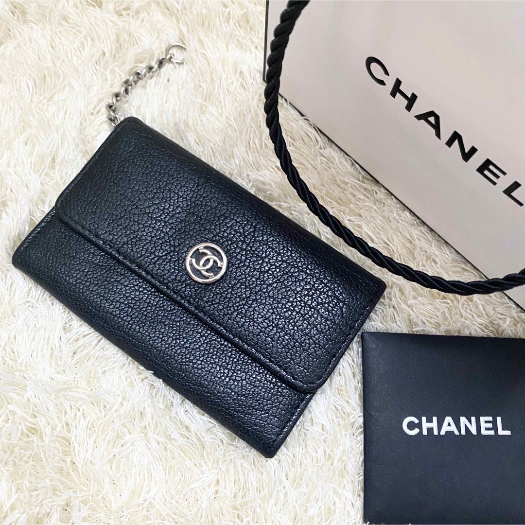 ✨CHANEL✨シャネル 小銭入れ コインケース ココボタン-