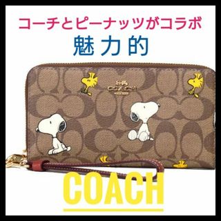 ✨値下げしました✨　COACH X PEANUTS  コーチ　財布　スヌーピー