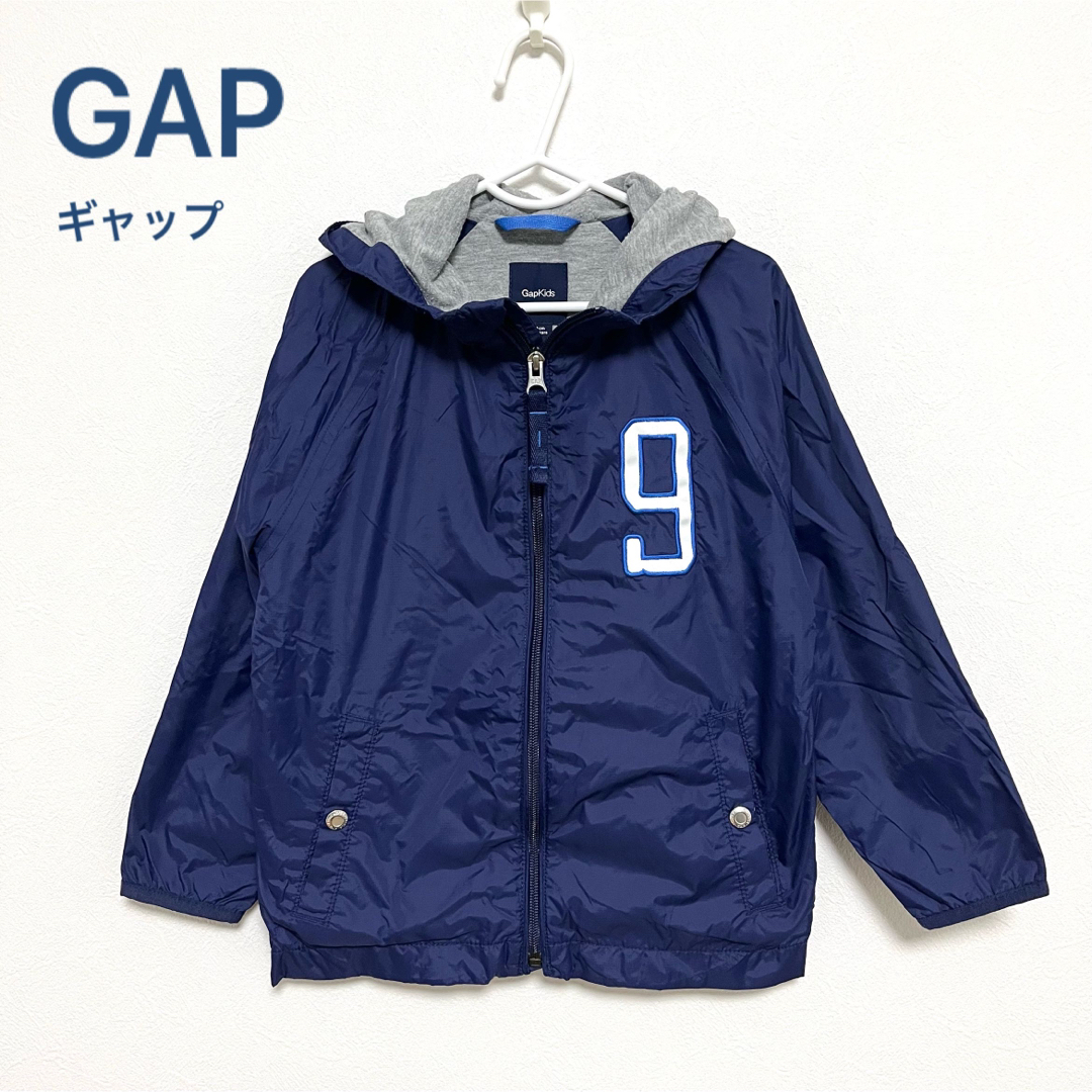 GAP Kids - GAP ジップブルゾン パーカー 110 男の子 ネイビー