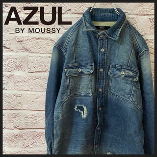 AZUL by moussy デニムジャケット　シャツ　[ xs ](Gジャン/デニムジャケット)