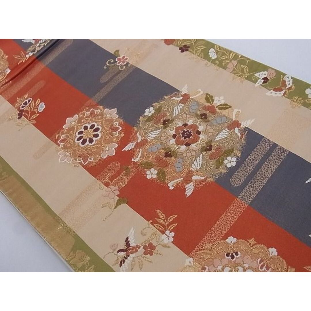 平和屋-こころ店□六通柄袋帯 唐織 鳳凰花文 金糸 正絹 逸品 A-az5164 ... 平和屋-こころ店■六通柄袋帯 唐織 鳳凰花丸文 黒地 金糸 正絹 逸品 A-pf5278