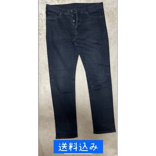 エイチアンドエム(H&M)の【H &M】スリムデニム　ブラック(デニム/ジーンズ)