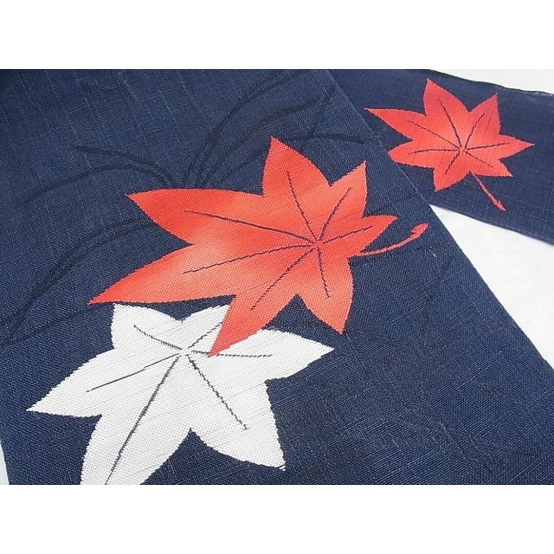 平和屋-こころ店■夏物 八寸名古屋帯 楓 B-np7386