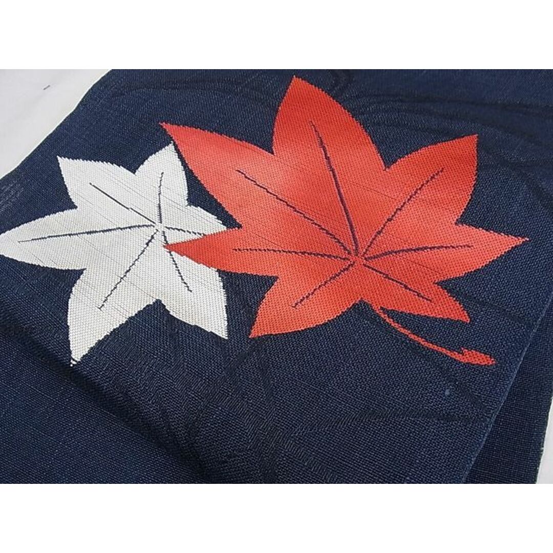 平和屋-こころ店■夏物 八寸名古屋帯 楓 B-np7386