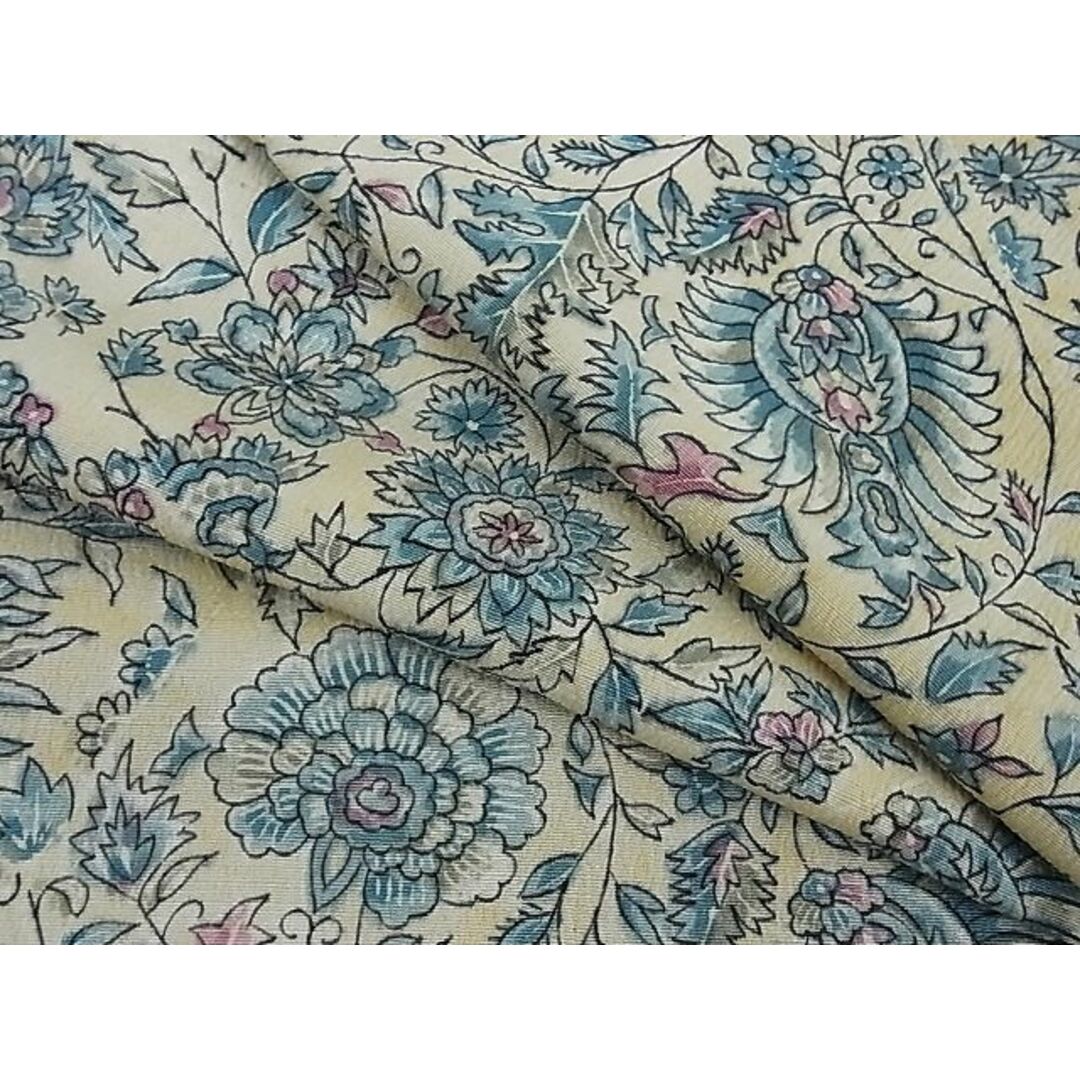 平和屋-こころ店■上質な小紋 草花文 着丈157cm 裄丈61.5cm 正絹 逸品 A-ex5937 | フリマアプリ ラクマ