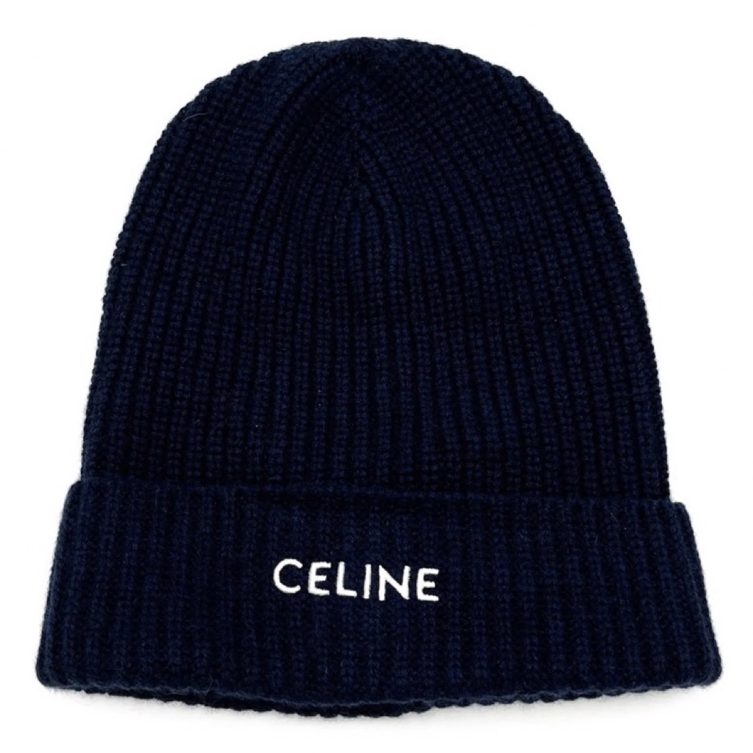 CELINE セリーヌ エンブロイダリー ニット帽 - ニット帽/ビーニー