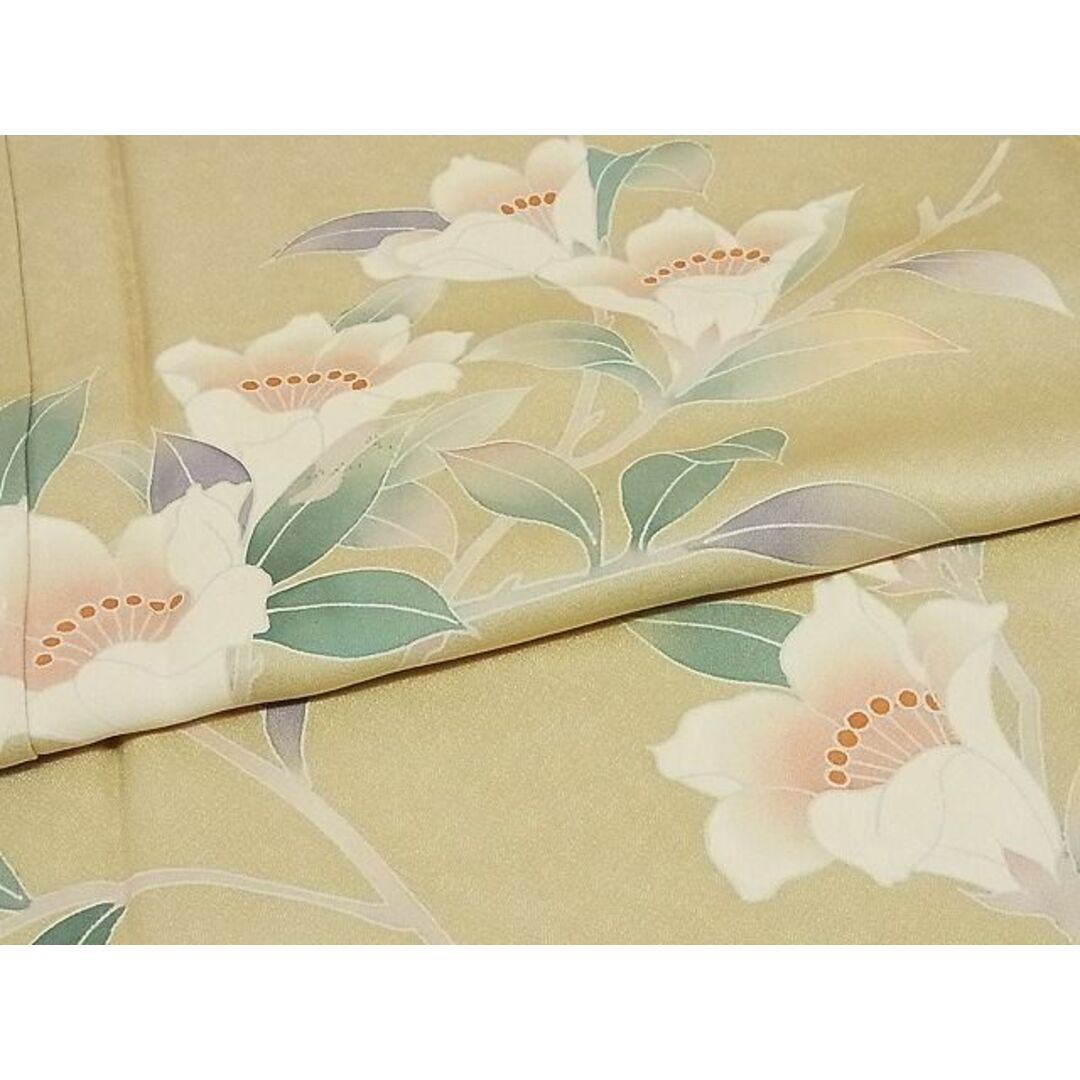 平和屋-こころ店■訪問着 友禅 作家物 枝花文 着丈161cm 裄丈65cm 正絹 逸品 B-oa5753