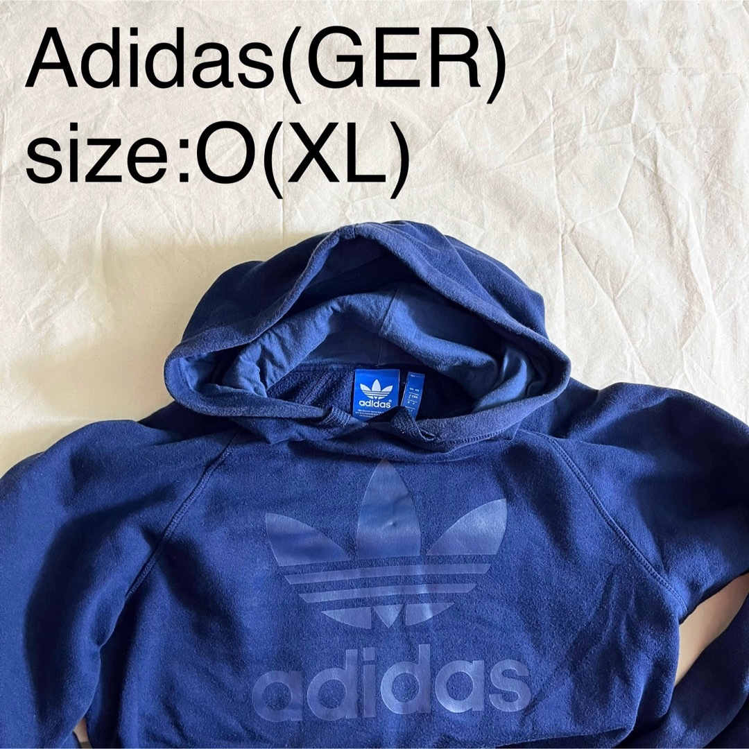 Adidas(GER)ビンテージビッグロゴスウェットパーカ