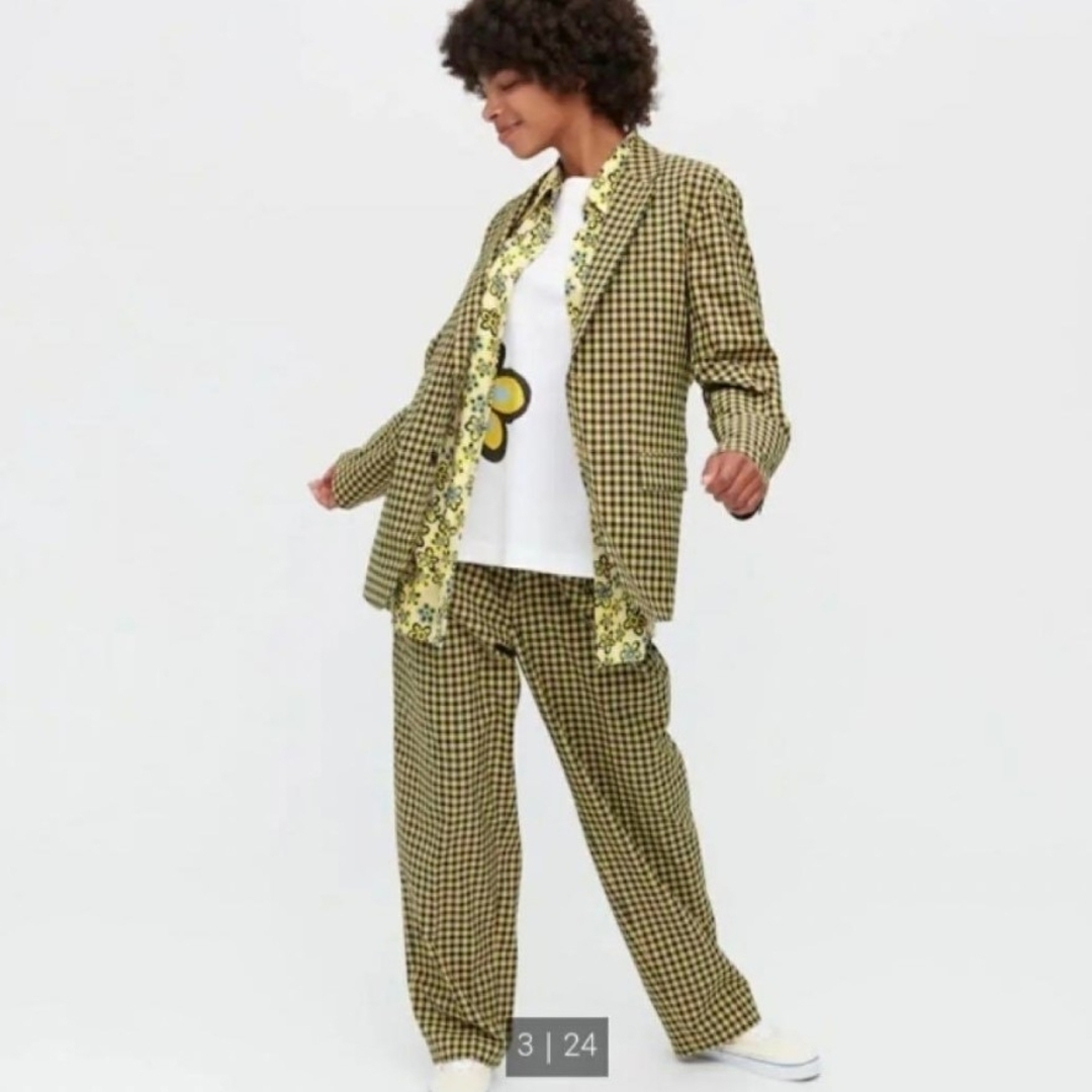 UNIQLO - 【タグ付き】UNIQLO×MARNI イエロー テーラード UNIQLO - 【タグ付き】UNIQLO×MARNI イエロー テーラード
