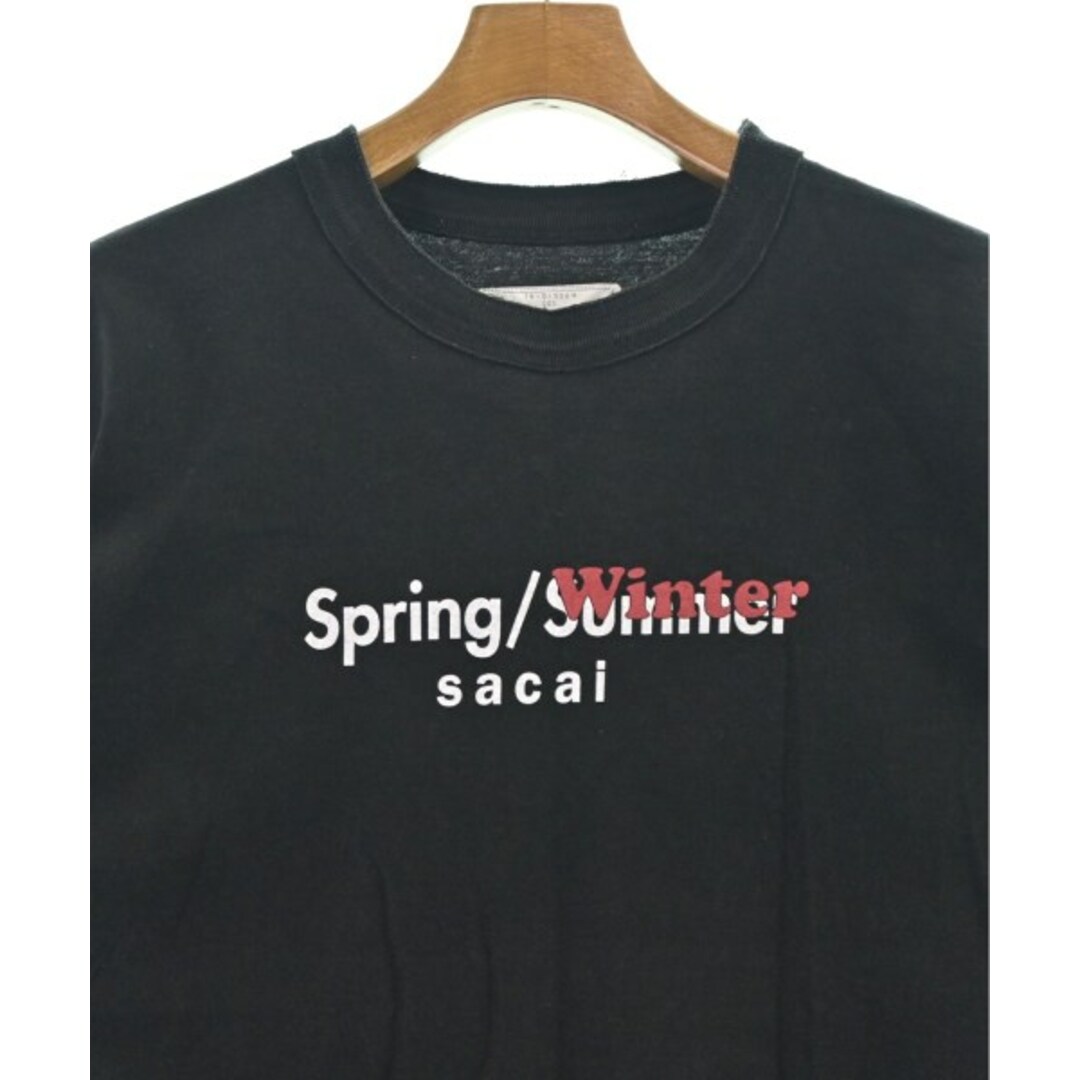 sacai - sacai サカイ Tシャツ・カットソー 3(L位) 黒 【古着】【中古