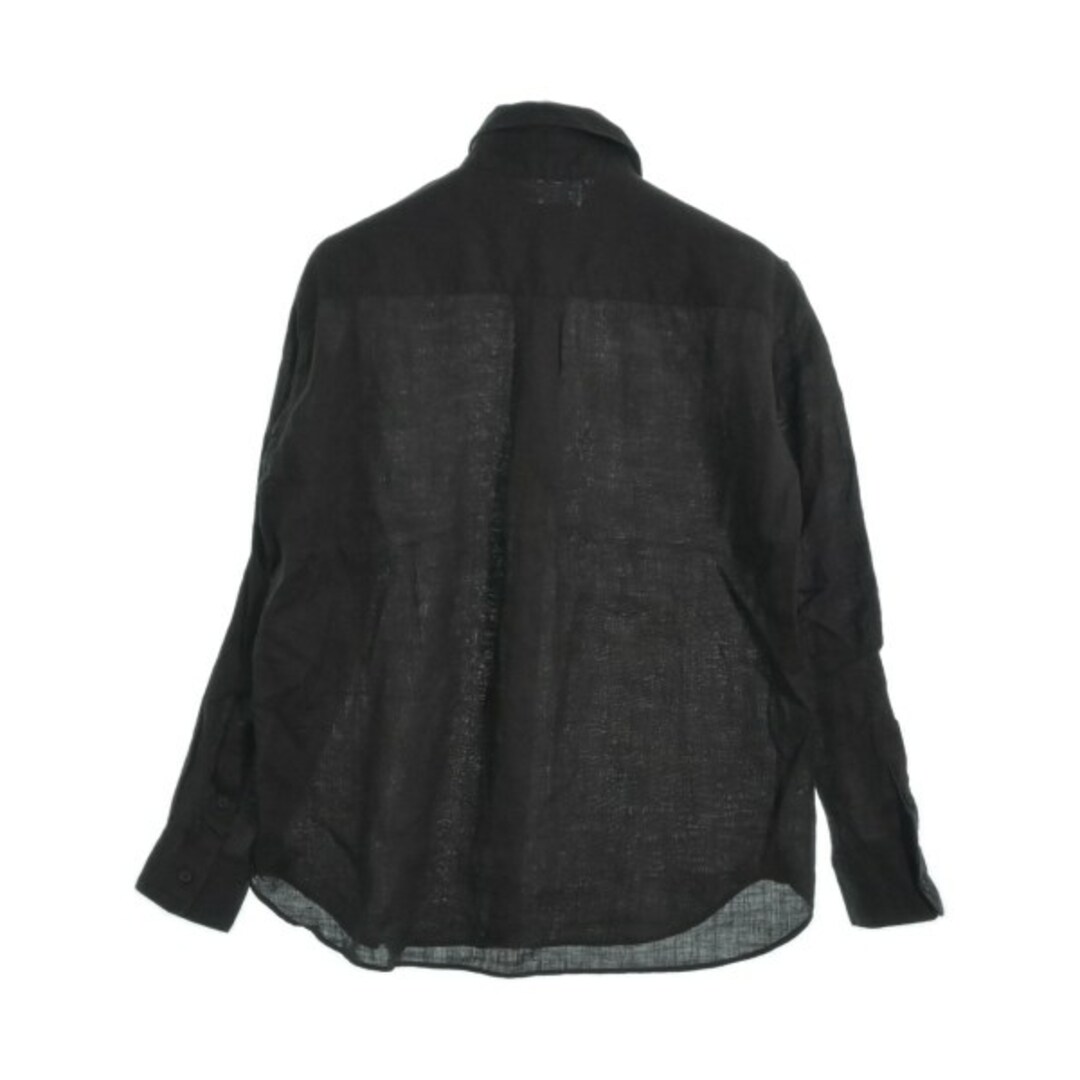 UNITED ARROWS(ユナイテッドアローズ)のUNITED ARROWS カジュアルシャツ 36(S位) こげ茶 【古着】【中古】 レディースのトップス(シャツ/ブラウス(長袖/七分))の商品写真