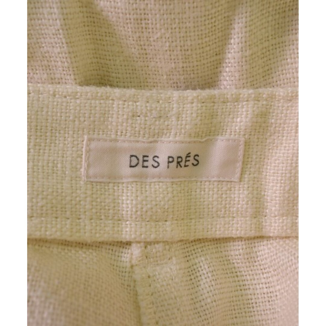 DES PRES(デプレ)のDES PRES デプレ パンツ（その他） 32(XS位) クリーム 【古着】【中古】 レディースのパンツ(その他)の商品写真