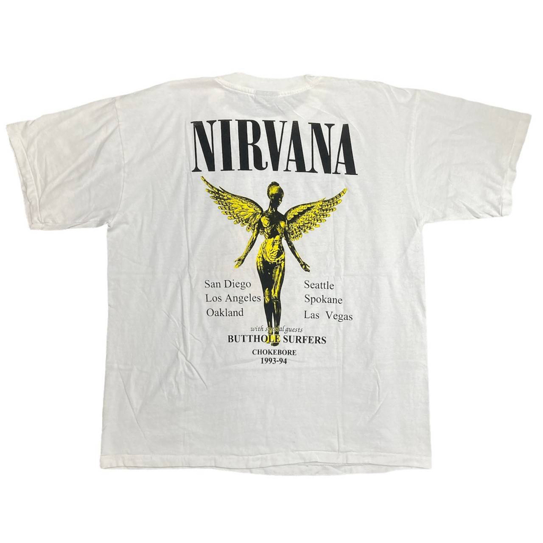 NIRVANA ニルヴァーナ 肩幅54身幅60袖丈21着丈73 - Tシャツ/カットソー