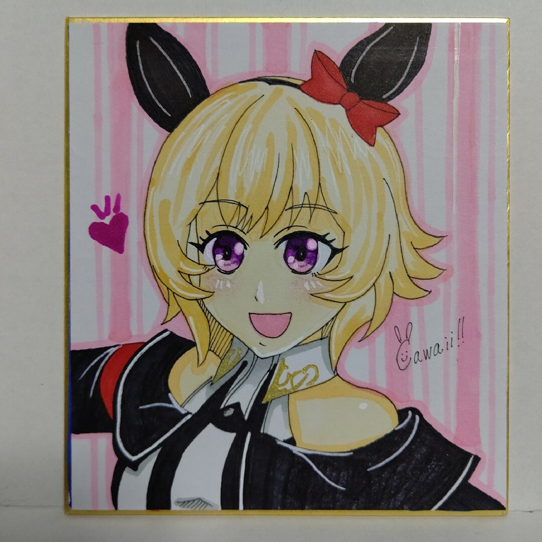 手描きイラスト/加筆原画】ウマ娘 プリティーダービー/カレンチャン