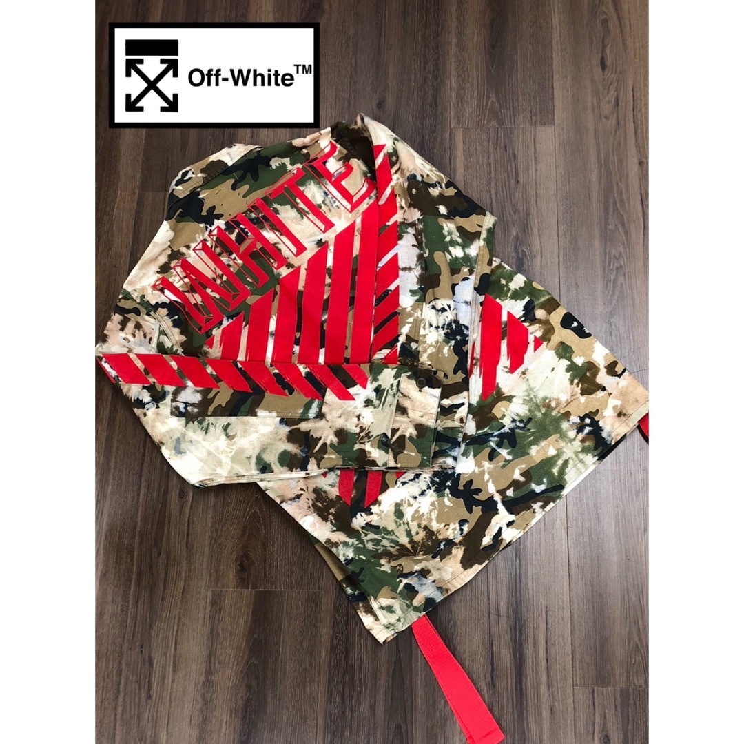 オフホワイト Off-White フィールド ジャケット カモフラ 迷彩 | フリマアプリ ラクマ