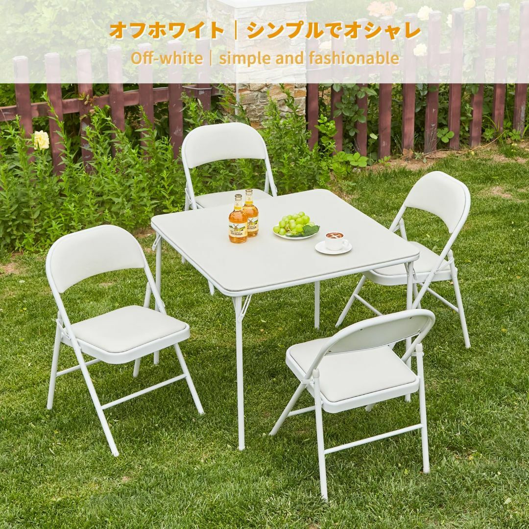 BOOSDEN パイプ椅子 折りたたみ 2脚セット 折り畳み椅子 折りたたみチェ-