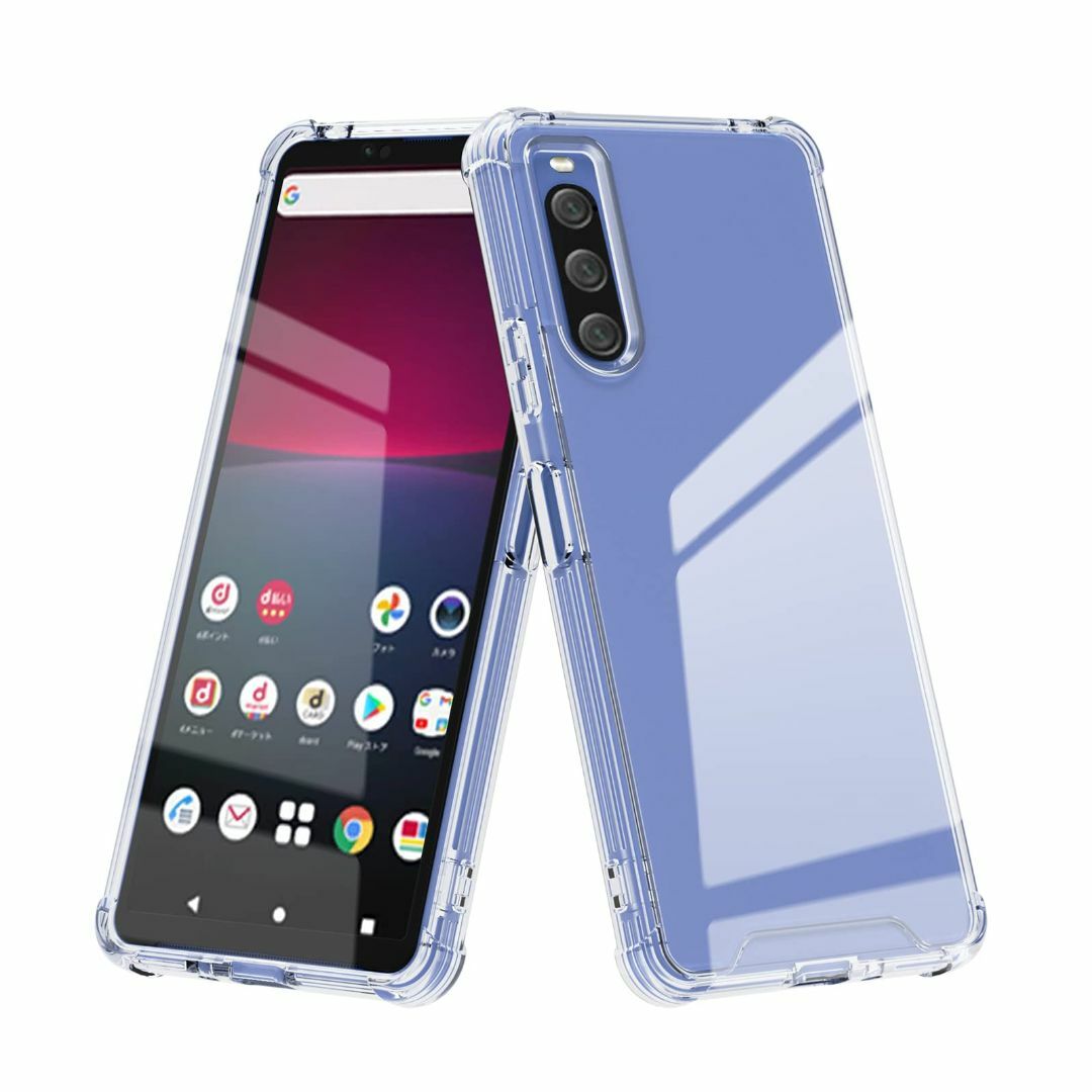 【色:clear】GanBoShi Xperia10 IV 耐衝撃 ケース SO