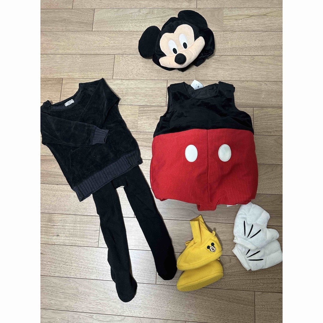 Disney(ディズニー)の専用です)ミッキー　コス　ハロウィン　仮装　サイズ90 エンタメ/ホビーのコスプレ(衣装)の商品写真