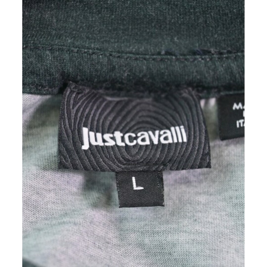 Just Cavalli(ジャストカヴァリ)のJUST cavalli Tシャツ・カットソー L 緑x白系(総柄) 【古着】【中古】 レディースのトップス(カットソー(半袖/袖なし))の商品写真