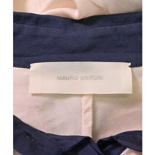 MAURO GRIFONI - MAURO GRIFONI カジュアルシャツ 38(S位) ベージュx紺