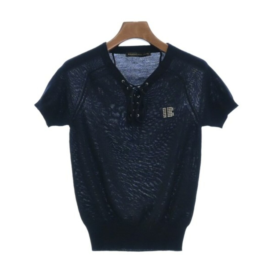 BALENCIAGA バレンシアガ ニット・セーター 36(XS位) 紺 【古着】-