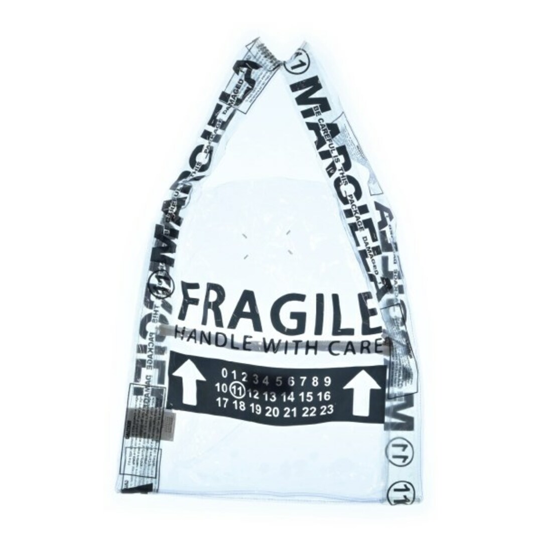 Maison Margiela メゾンマルジェラ トートバッグ - クリアx黒 【古着