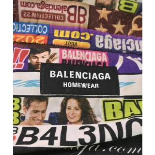 Balenciaga - BALENCIAGA カジュアルシャツ 38(S位) 紫x黄緑x黒等(総柄 ...