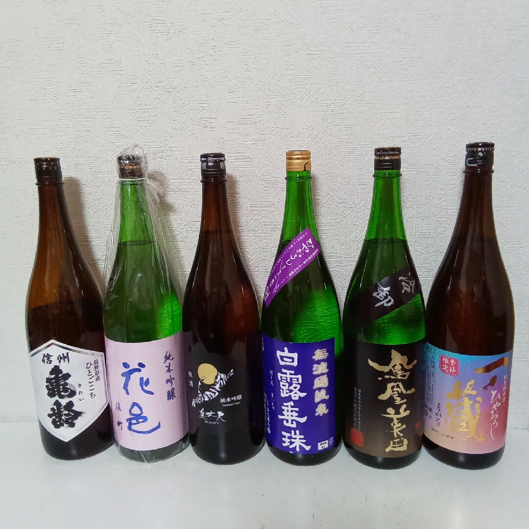 辛口六銘柄揃えました。 - 日本酒