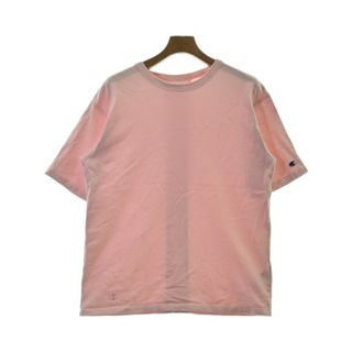 チャンピオン(Champion)のCHAMPION チャンピオン Tシャツ・カットソー M ピンク 【古着】【中古】(Tシャツ/カットソー(半袖/袖なし))