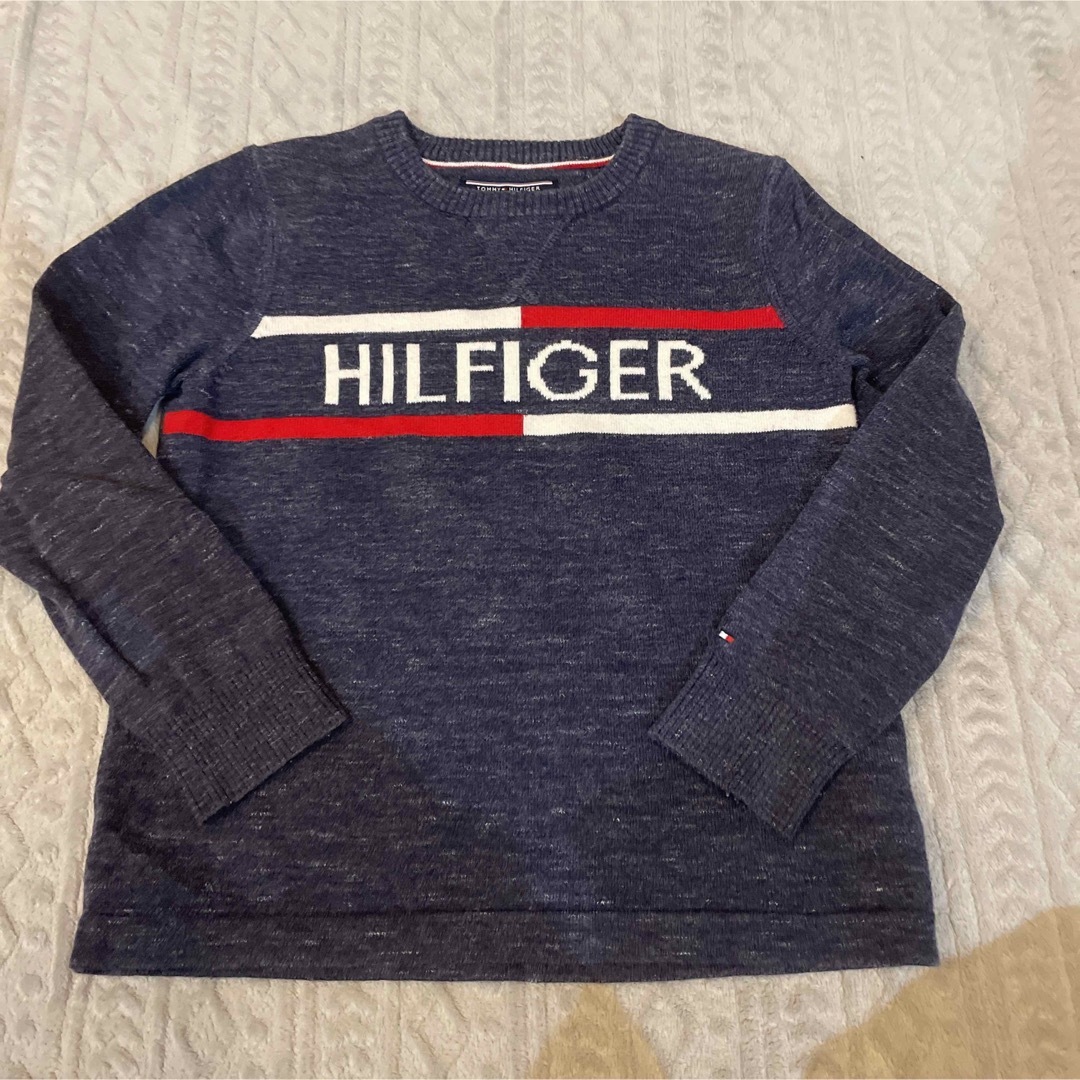 TOMMY HILFIGER(トミーヒルフィガー)のトミーヒルフィガ　薄手ニット キッズ/ベビー/マタニティのキッズ服男の子用(90cm~)(ニット)の商品写真