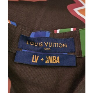 LOUIS VUITTON カジュアルシャツ S 水色x緑x赤等(総柄)