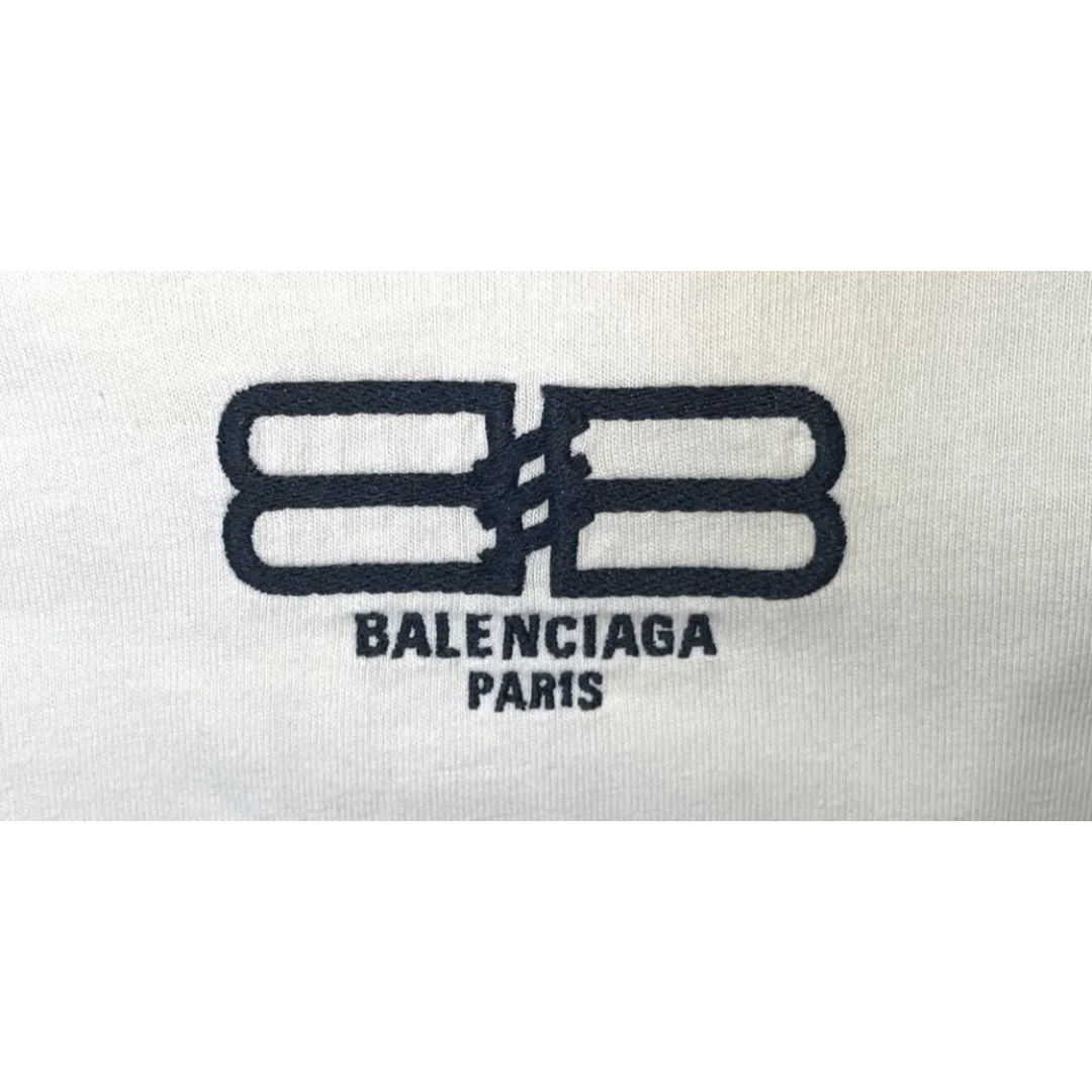 BALENCIAGA 22SS BB刺繍ロゴTシャツ