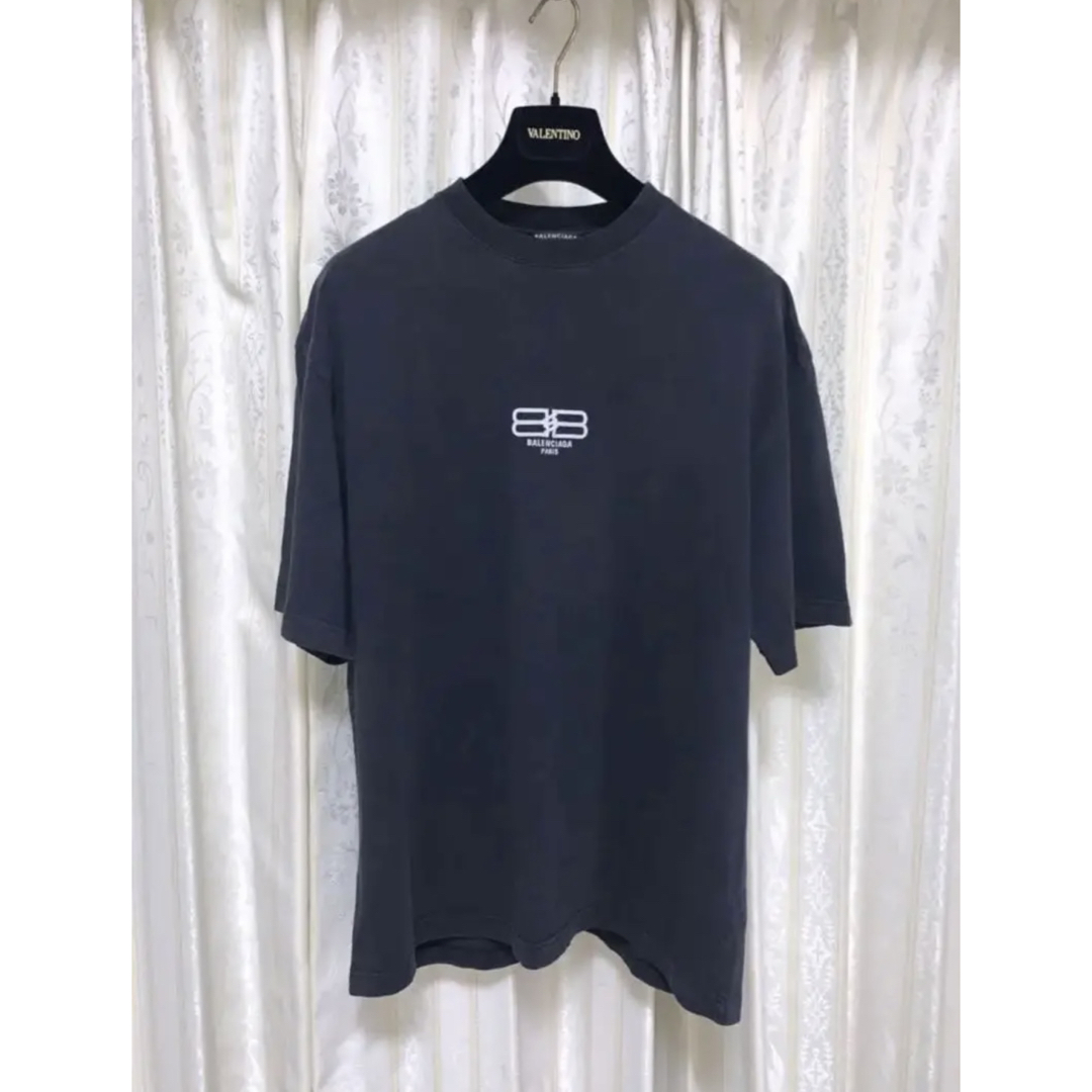 BALENCIAGA 22SS 刺繍ロゴTシャツ