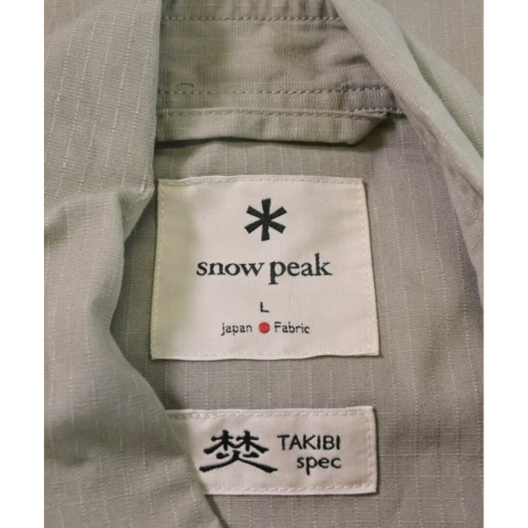 snow peak カジュアルシャツ メンズ