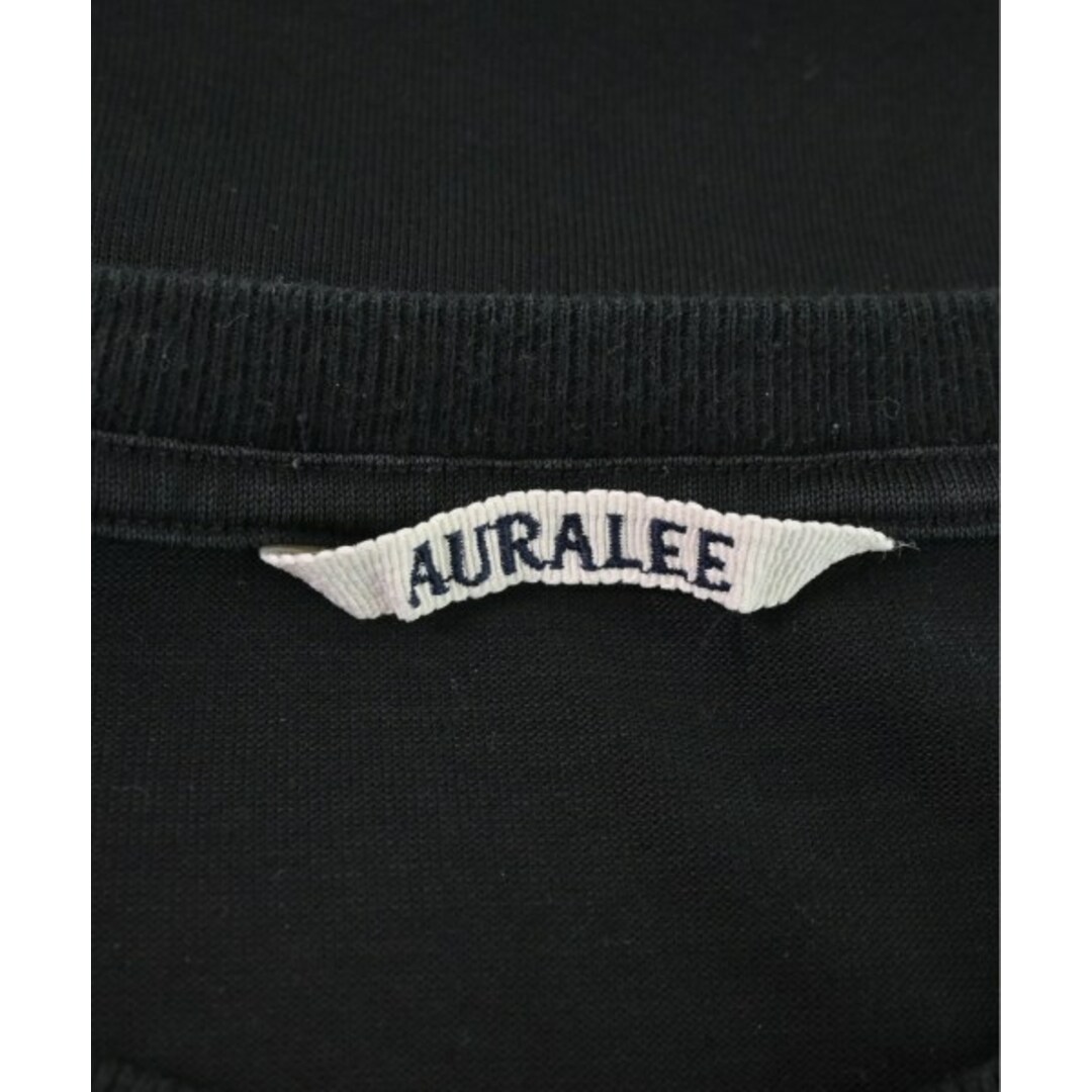 AURALEE オーラリー Tシャツ・カットソー 5(L位) 黒あり生地の厚さ