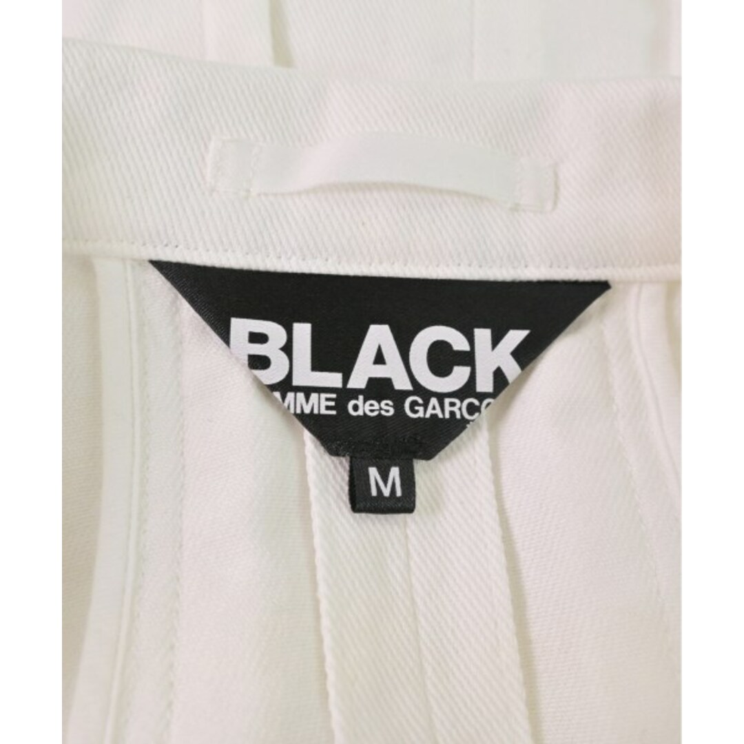 BLACK COMME des GARCONS テーラードジャケット M 白あり外ポケット3透け感