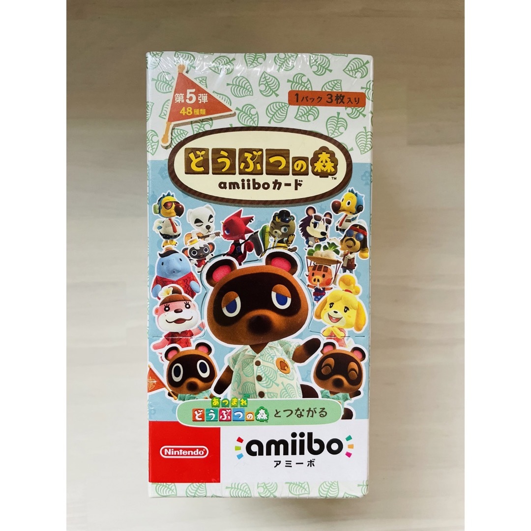 どうぶつの森amiiboカード 第5弾 1BOX 25パック入り シュリンク付き-