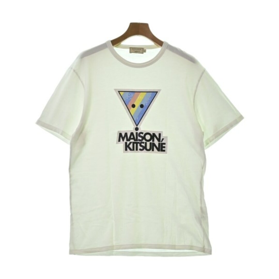 MAISON KITSUNE メゾンキツネ Tシャツ・カットソー L 白なし透け感