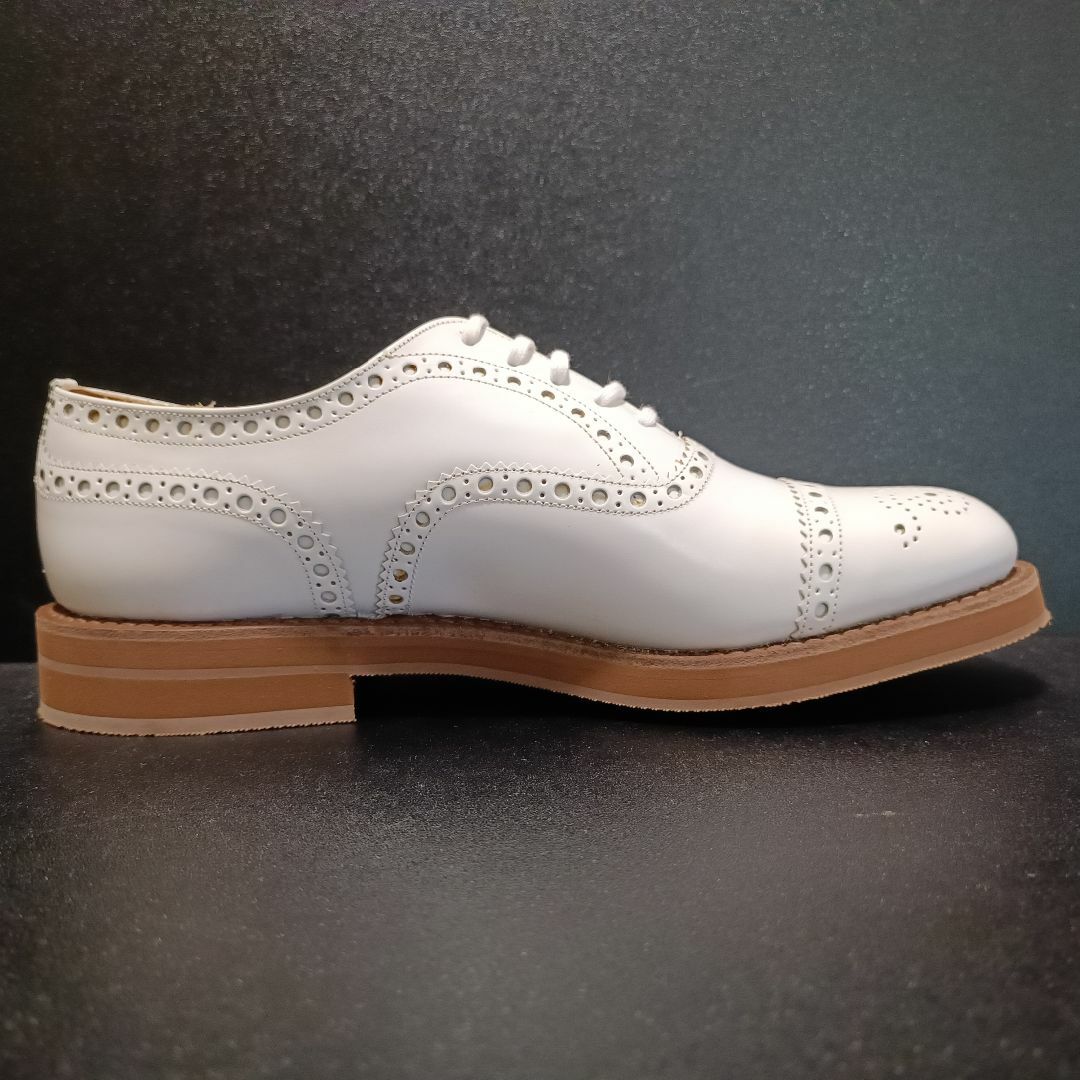 チャーチ（Church's） イギリス製革靴 OCTON 白 UK7.5F