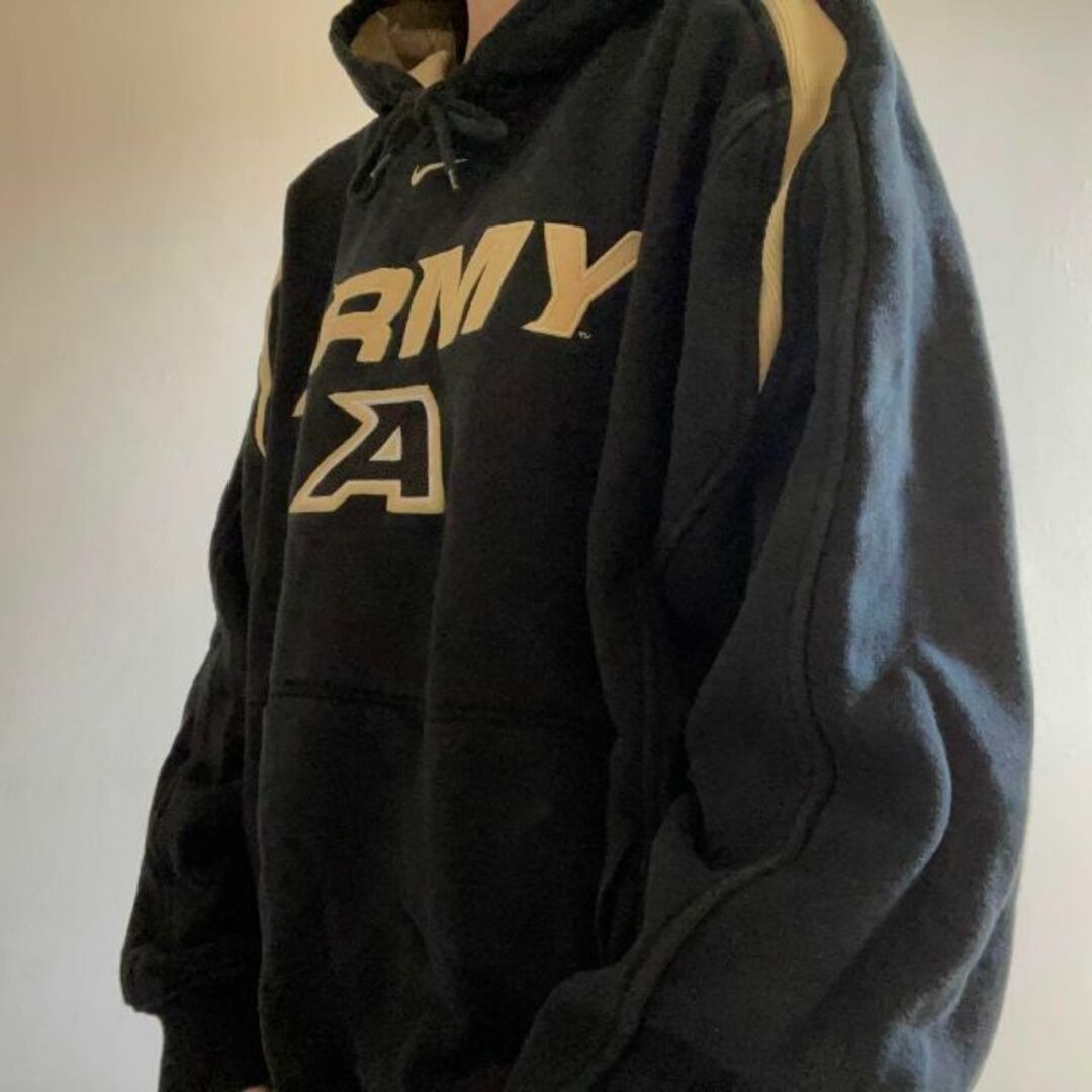 NIKE - ナイキ ARMY パーカー センタースウッシュ 刺繍ロゴ 極太アーム